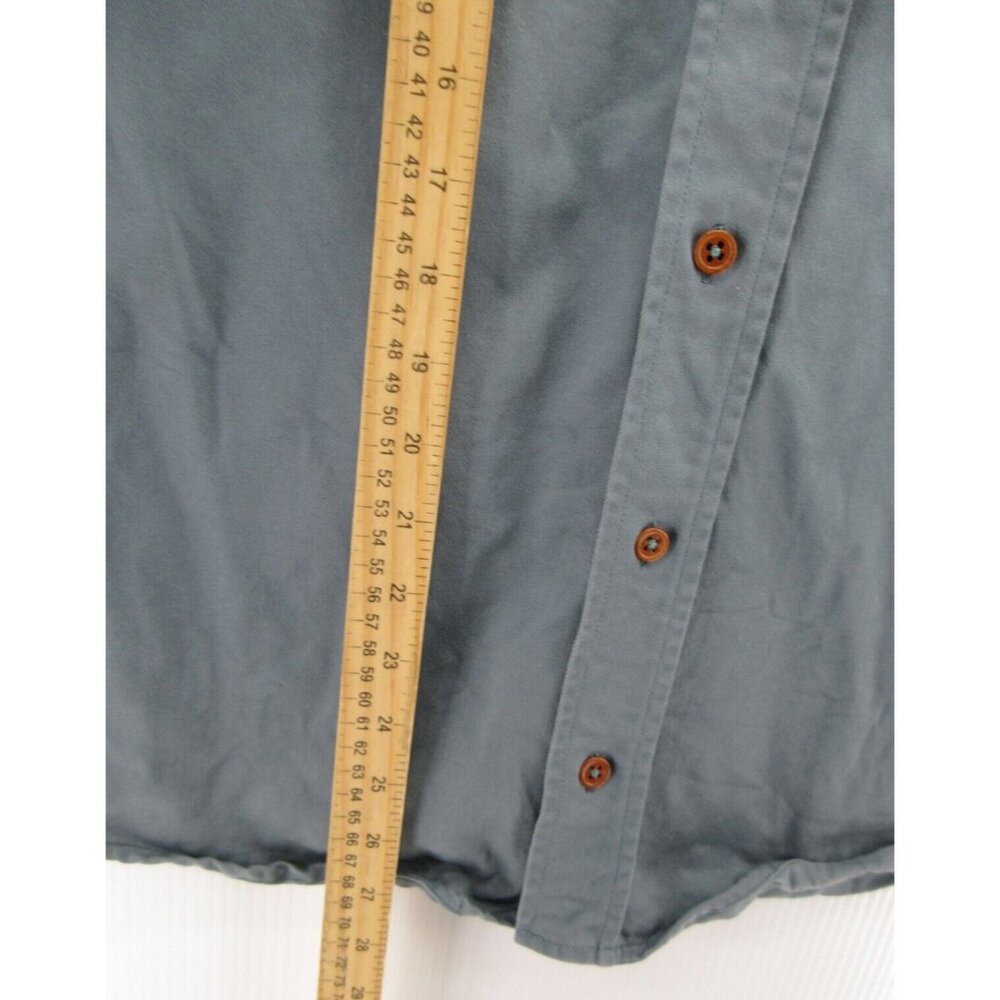Indigofera Shirt Small Button Down Shacket Field … - image 4